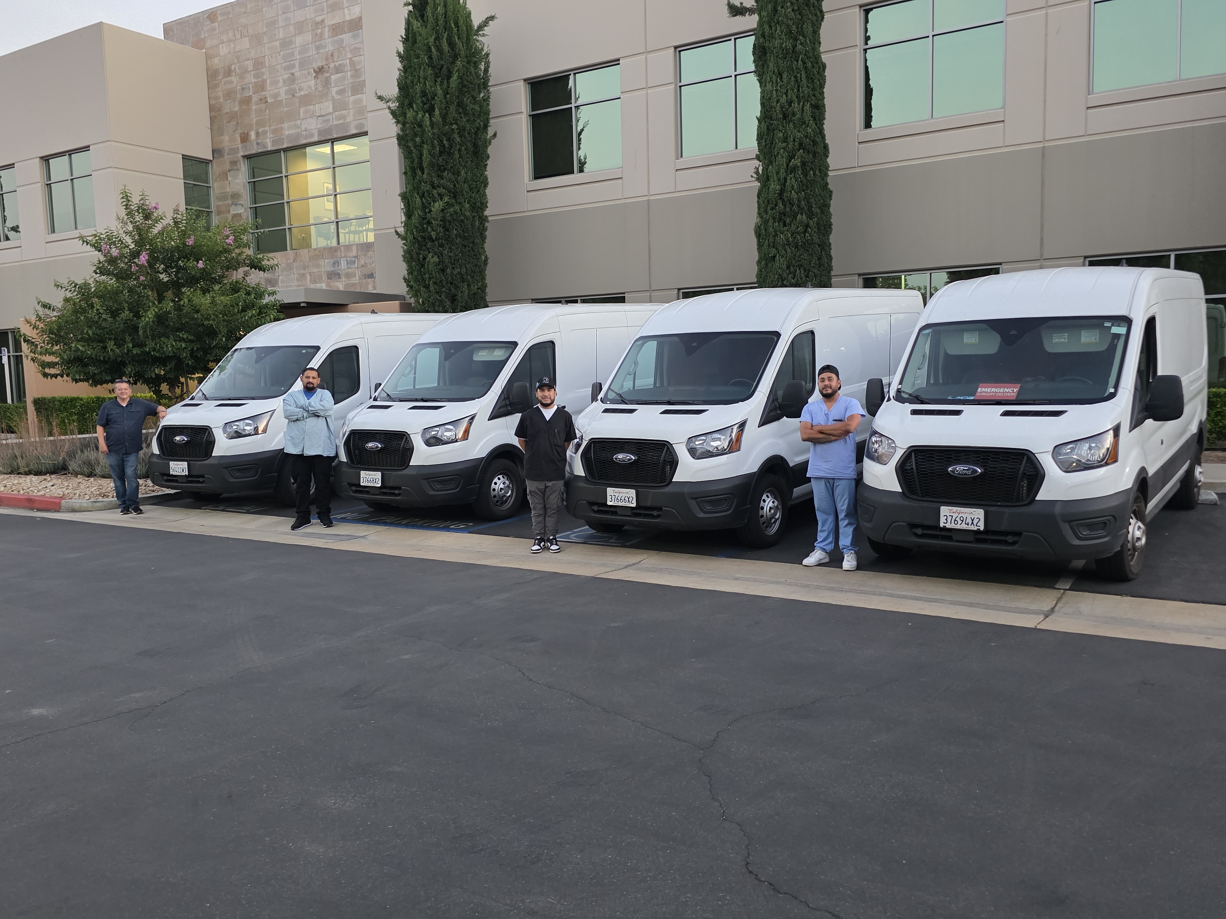 Speedy Bros Logistics medical courier fleet